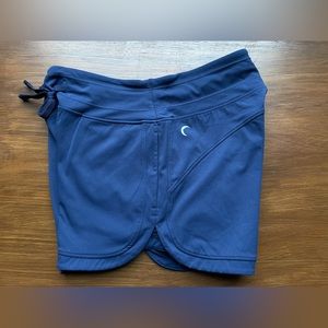 Zyia Navy Hybrid Shorts (Run very small)